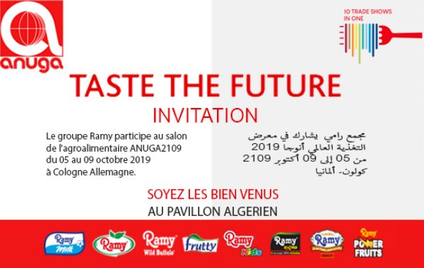Le leader des boissons et des jus de fruits en Algérie présent à ANUGA 2019.