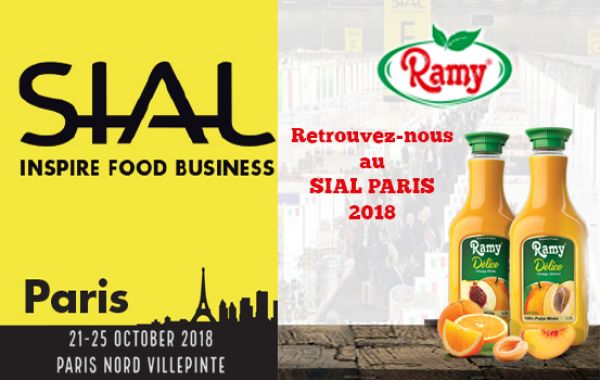 Le groupe Ramy dévoile ses produits au SIAL 2018.